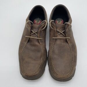 Red Wing Irish Setter Traveler Oxford Brown Leather Low Mens Size 9 Walking Shoe